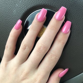 Luxury Nail Spa - Perfectly shaped coffin/ballerina style acrylic nails - Nail Salons Near Me - Tracy, California