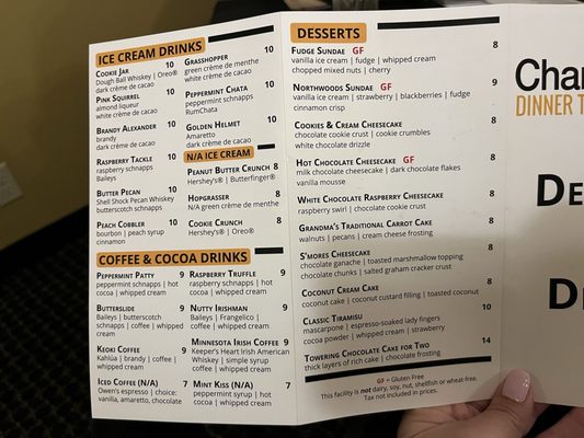 Menu photo 2 Chanhassen Dinner Theatres Chanhassen, MN Menu photo 2 Chanhassen Dinner Theatres Chanhassen, MN