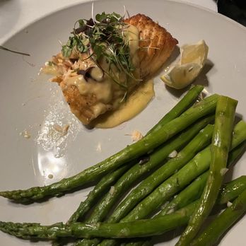 Rudy's Steakhouse - Salmon and asparagus - Steakhouses Near Me - Salem, Oregon Rudy's Steakhouse - Salmon and asparagus - Steakhouses Near Me - Salem, Oregon