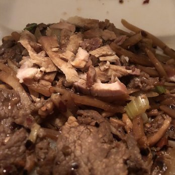 The Chopstick - Combo plate:  Chow mein, Fried rice & Mongolian Beef - Chinese Near Me - Stockton, California