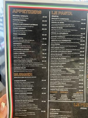 Menu photo 2 Lacasa Resturant And Bar Muncie, IN