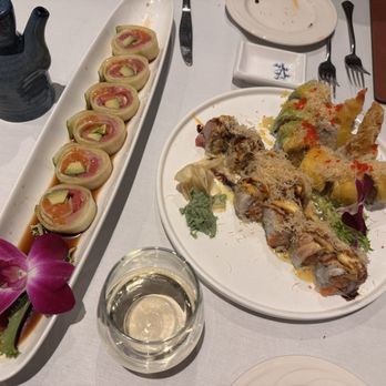 Kashiwa - Rainbow Naruto roll, out of control roll, mango tango roll - Salad Near Me - Menominee, Michigan Kashiwa - Rainbow Naruto roll, out of control roll, mango tango roll - Salad Near Me - Menominee, Michigan
