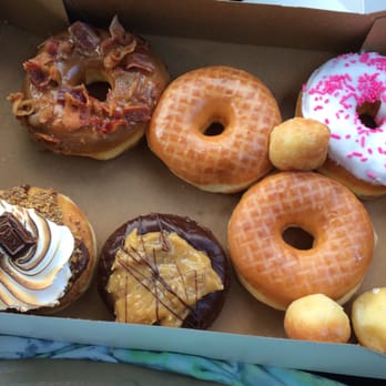Kais Donuts - Yes, that's a bacon donut! - Donuts Near Me - Bryan, Texas