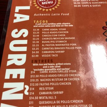 La Sureña Mexican Store - Menu - Mexican Near Me - Fernandina Beach, Florida La Sureña Mexican Store - Menu - Mexican Near Me - Fernandina Beach, Florida