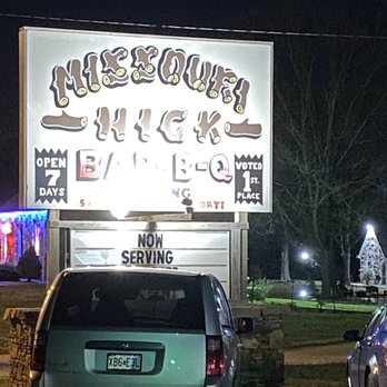 Missouri Hick Barbeque - Entrance sign - Barbeque Near Me - Cuba, Missouri