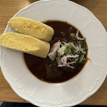 Restaurace Mincovna - Beef goulash - Czech Near Me - Prague, Puerto Rico