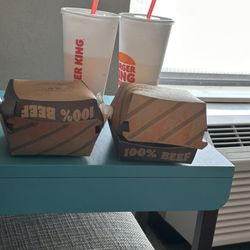 Burger King - Burgers and sweet iced tea