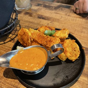 Yosemite Ranch - Pistachio Crusted Calamari Steak - Steakhouses Near Me - Fresno, California Yosemite Ranch - Pistachio Crusted Calamari Steak - Steakhouses Near Me - Fresno, California