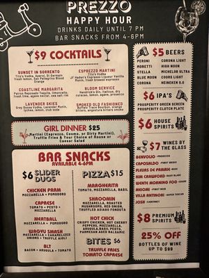 Menu photo 2 Prezzo Italian Restaurant & Bar - Boca Raton Boca Raton, FL