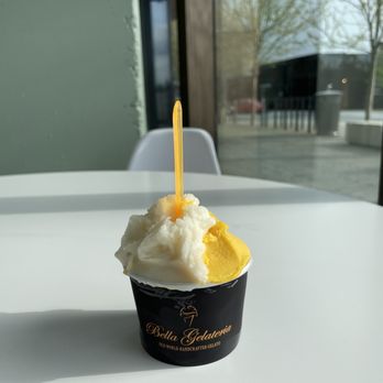 Bella Gelateria - Lemon and mango sorbet - Ice Cream & Frozen Yogurt Near Me - Burnaby, British Columbia Bella Gelateria - Lemon and mango sorbet - Ice Cream & Frozen Yogurt Near Me - Burnaby, British Columbia