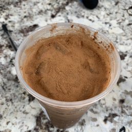 this is supposed to be a cold brew with cinnnamon almond milk foam