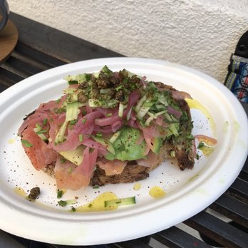 Coffee Commissary - Smoked salmon toast - Coffee & Tea Near Me - Burbank, California