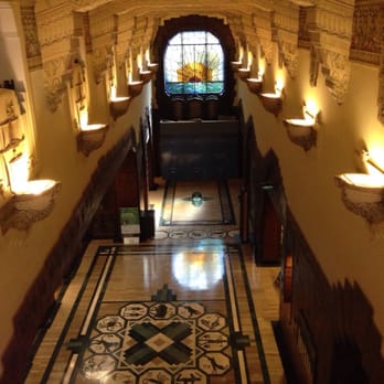 Marine Building - Lobby from 2nd floor - Landmarks & Historical Buildings Near Me - Vancouver, British Columbia