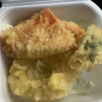 Fuji Sushi - lunch bento side of veg tempura - Sushi Bars Near Me - Turlock, California