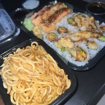Shiso Sushi - Shrimp tempura Monster Roll noodles - Sushi Bars Near Me - Orlando, Florida