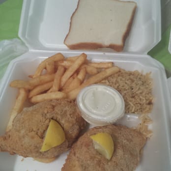 Arredondo's Seafood Cafe - Stuffed crab #16.. all plates come with Cajun rice, fries - Seafood Near Me - San Antonio, Texas
