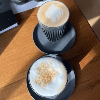 Heritage Coffee - Peppermint mocha and Christmas cookie cappuccino - Cafes Near Me - Waco, Texas