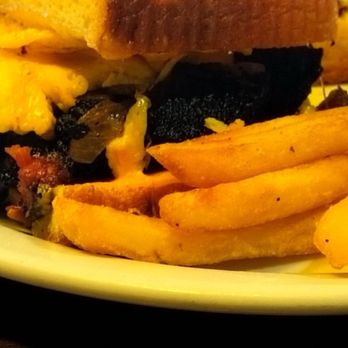 Denny's - Spicy Brisket Melt - American Near Me - Las Vegas, Nevada Denny's - Spicy Brisket Melt - American Near Me - Las Vegas, Nevada