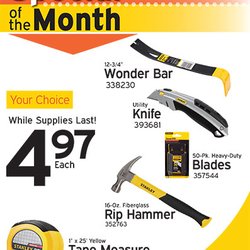 Damariscotta Hardware - December '18 Special of the Month