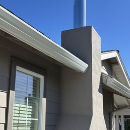 Finished chimney repair.