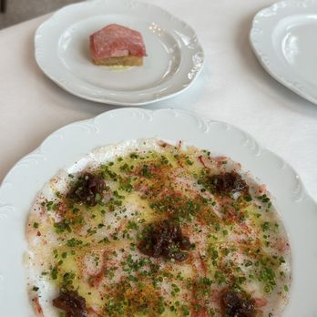 Crevette - Red shrimp carpaccio - Seafood Near Me - New York, New York