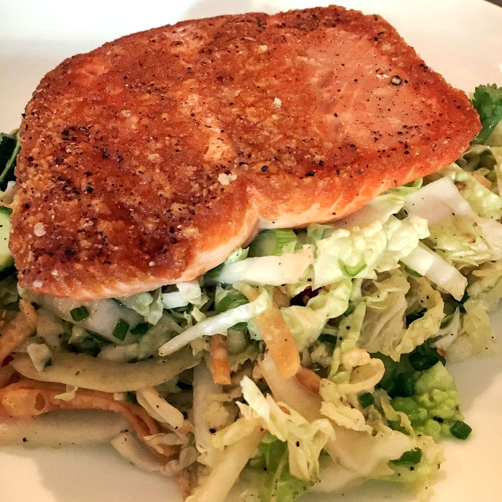 Essie's Restaurant - Salmon - Fish of the Day - New American Near Me - Poughkeepsie, New York Essie's Restaurant - Salmon - Fish of the Day - New American Near Me - Poughkeepsie, New York