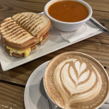 Bequest Coffee - Breakfast Sandwich and homemade tomato soup - Coffee & Tea Near Me - Mill Creek, Washington
