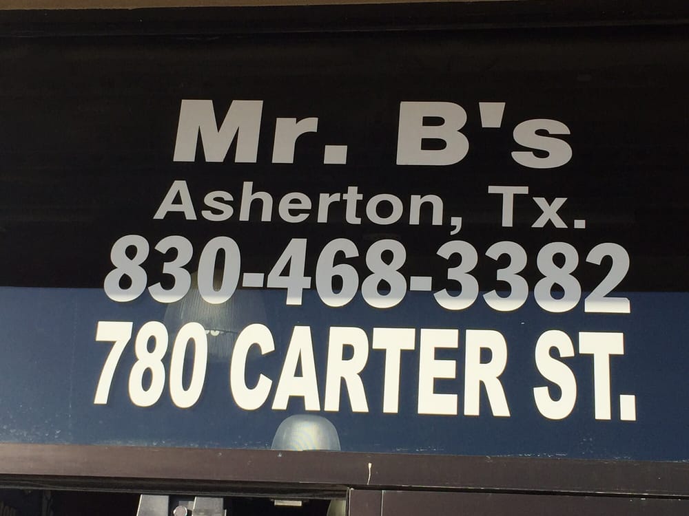 MR. B’S Updated August 2024 780 Fm 190, Asherton, Texas Fast Food