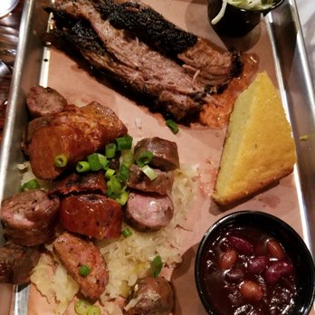 Sterling Pig Brewery - Combo meal with brisket and sausage. - Breweries Near Me - Media, Pennsylvania Sterling Pig Brewery - Combo meal with brisket and sausage. - Breweries Near Me - Media, Pennsylvania