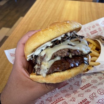 Smashburger - Truffle Mushroom Swiss Burger - Burgers Near Me - Phoenix, Arizona