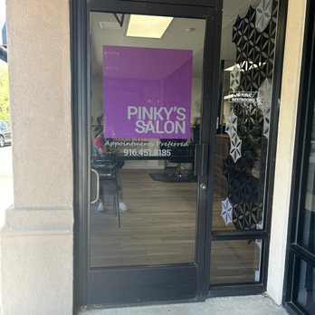 Pinky's Salon - New front door sign - Hair Salons Near Me - Sacramento, California
