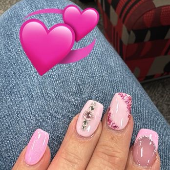 PS Nails & Spa - Valentine pink - Nail Salons Near Me - LaGrange, Georgia