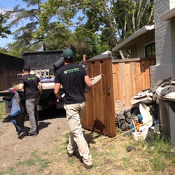 Left Coast Hauling - Left Coast team clearing out debris for a very nice customer in Lafayette.