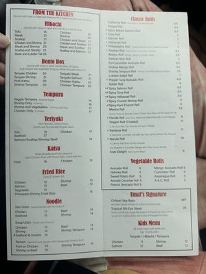 Menu photo 1 Umai Cafe Clearwater, FL