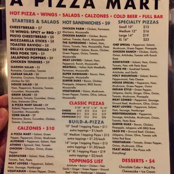 A Pizza Mart - Pizza Near Me - Seattle, Washington