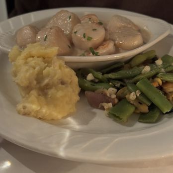 Colington Cafe - Shrimp And Scallop Napoleon, delicious sherri sauce. - American Near Me - Kill Devil Hills, North Carolina
