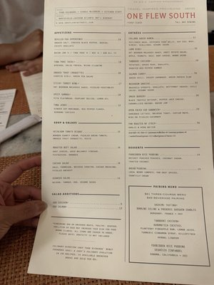 Menu photo 5 One Flew South Atlanta, GA Menu photo 5 One Flew South Atlanta, GA