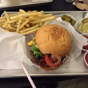 TrueBurger - Cheesey bacon TrueBurger with garlic fries. - Burgers Near Me - Oakland, California TrueBurger - Cheesey bacon TrueBurger with garlic fries. - Burgers Near Me - Oakland, California