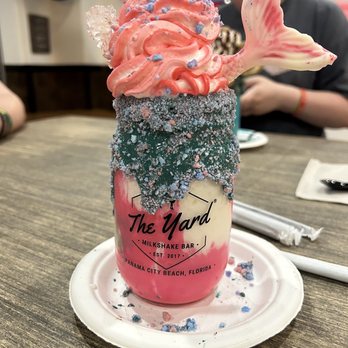 The Yard Milkshake Bar - Mermaid Milkshake - Ice Cream & Frozen Yogurt Near Me - Panama City Beach, Florida