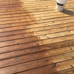 Handyman Carl - Pressure wash and stain deck