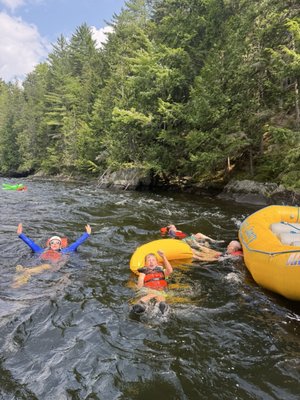 Kennebec White Water Rafting by null
