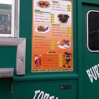Green Truck - a menu on the side of the truck - Food Trucks Near Me - Reno, Nevada Green Truck - a menu on the side of the truck - Food Trucks Near Me - Reno, Nevada