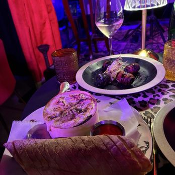 La Poubelle - Appetizers - cheese fondue and bacon wrapped dates - Used, Vintage & Consignment Near Me - Miami Beach, Florida