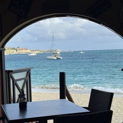 Mary’s Boon Beach Hotel & Spa - My favorite view from the bar/ Resturant while eating our delicious meals.