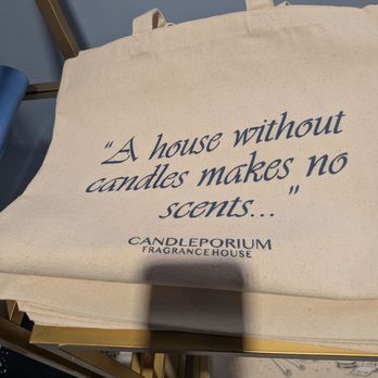 Candleporium - Tote bags. - Candle Stores Near Me Candleporium - Tote bags. - Candle Stores Near Me