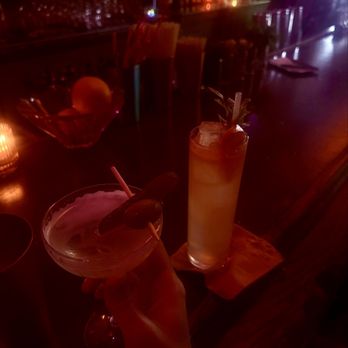 Baby Gee - Left: Pride special, "Make It Skate" Right: "Princess Yum Yum" - Cocktail Bars Near Me - Long Beach, California