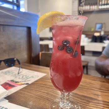 Another Broken Egg Cafe - Blueberry Lavender Refresher - American Near Me - Austin, Texas