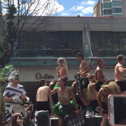 Stumbled on pride parade... Colorful, entertaining and fun...but crowded!