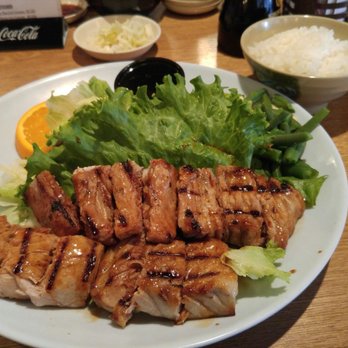 Taiko - Tuna steak teriyaki. Good portions. Broiled well done. - Japanese Near Me - Irvine, California Taiko - Tuna steak teriyaki. Good portions. Broiled well done. - Japanese Near Me - Irvine, California