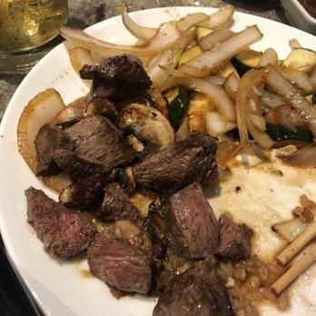 Encore Teppan - Filet mignon was tender. Look how thick the cut is! - Teppanyaki Near Me - Diamond Bar, California Encore Teppan - Filet mignon was tender. Look how thick the cut is! - Teppanyaki Near Me - Diamond Bar, California
